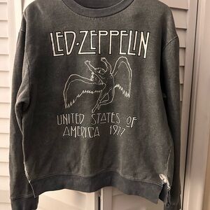 Led Zeppelin Vintage Black Sweater unisex